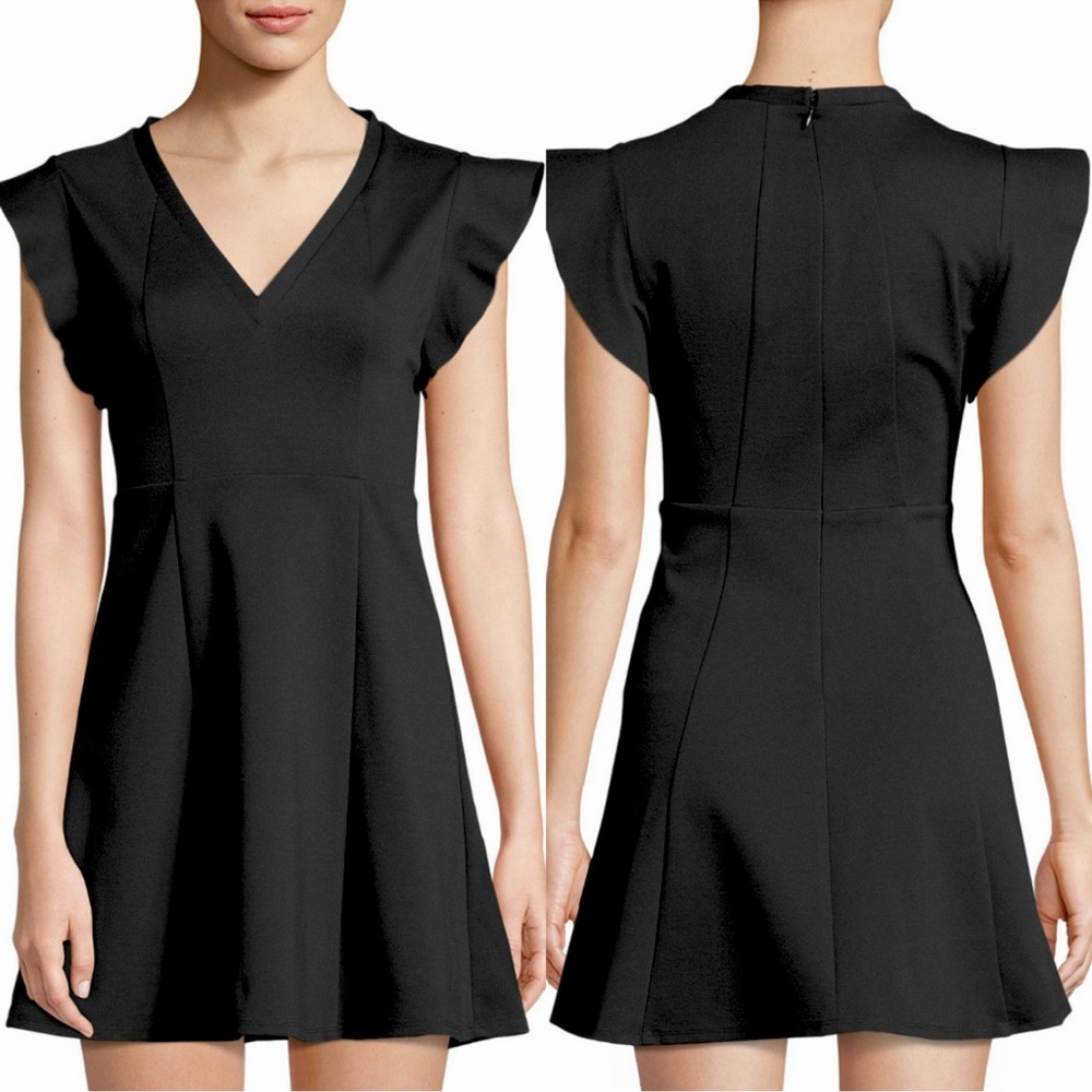 Black bcbgenration v dress